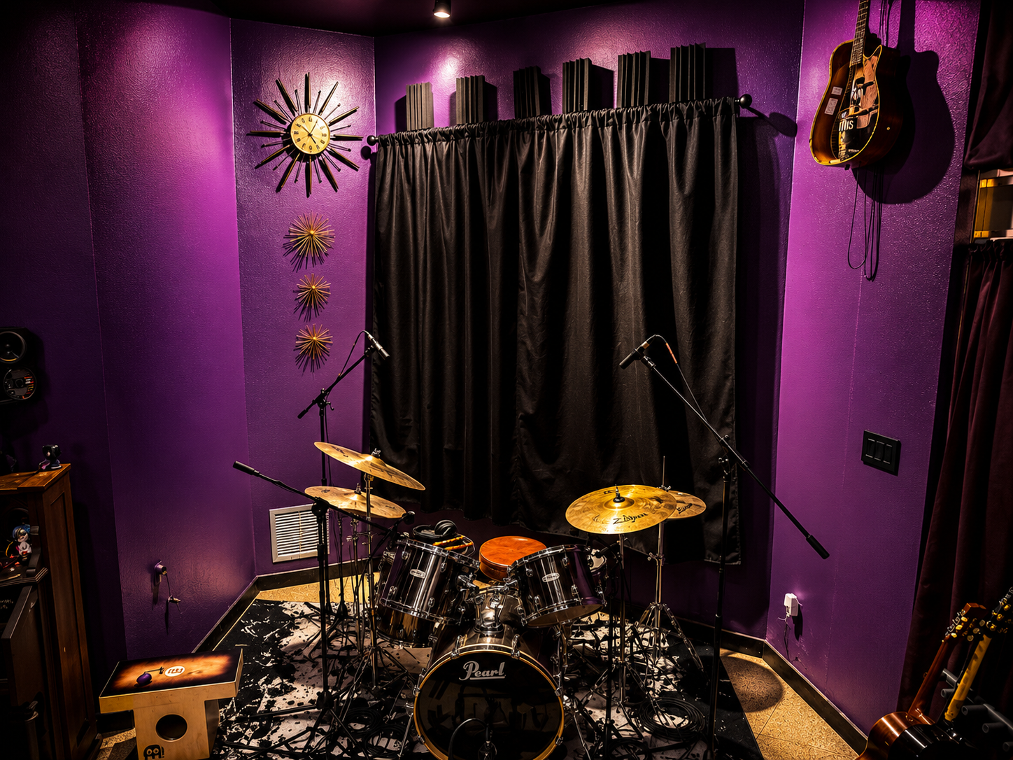 Drum room at Rocking D Studio