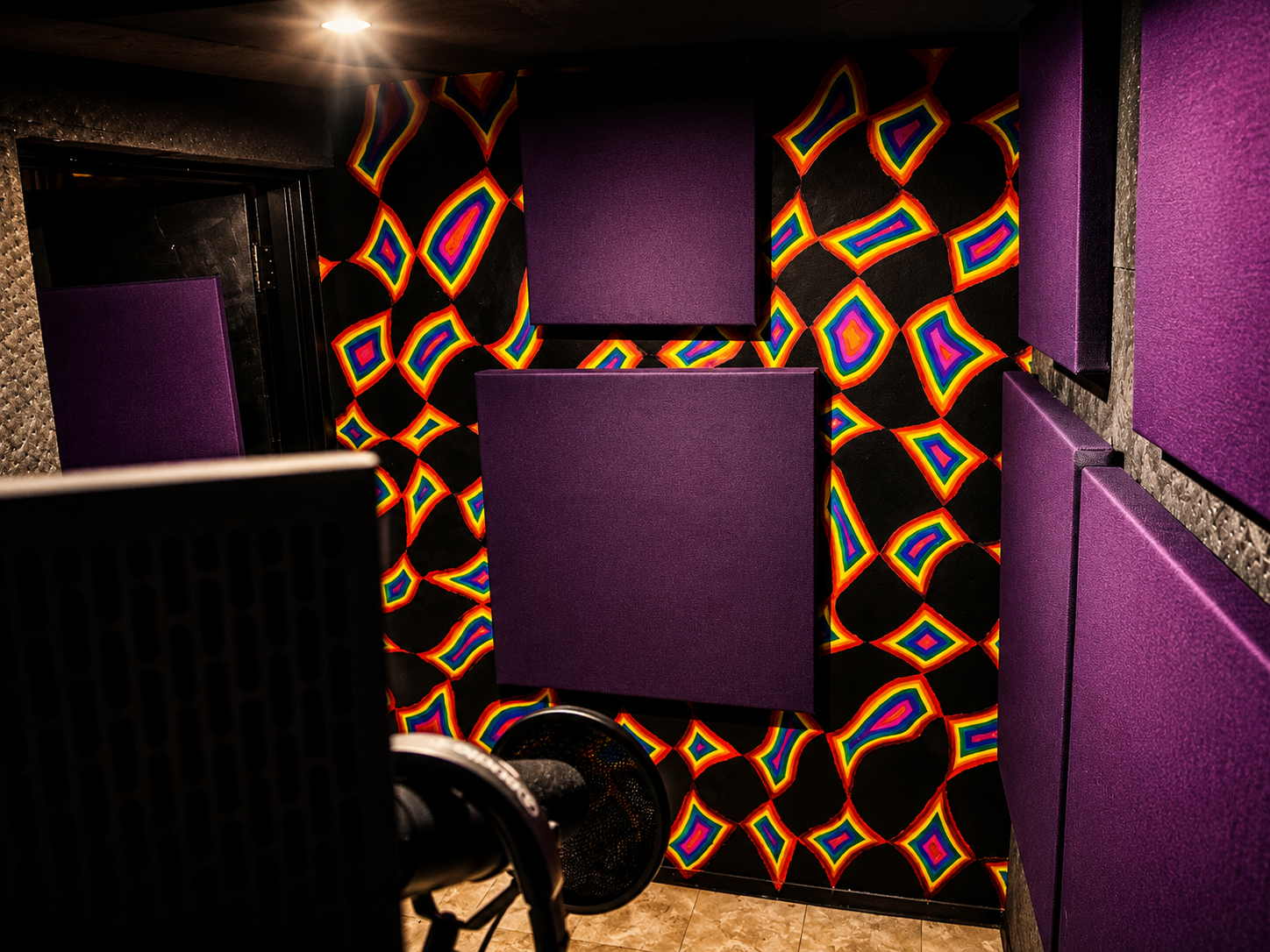 Rocking D Studio vocal booth